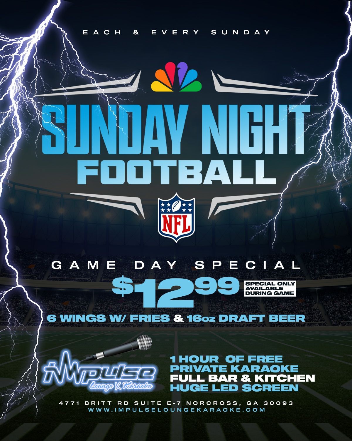 Monday Night Football at Impulse