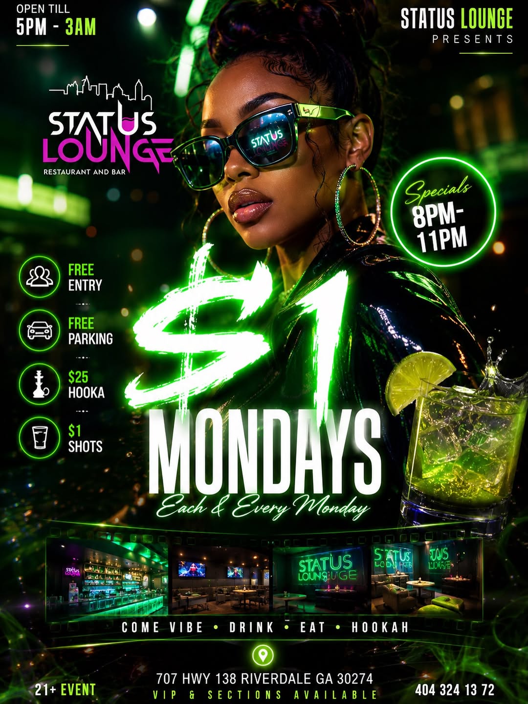 Mondays at Status Lounge