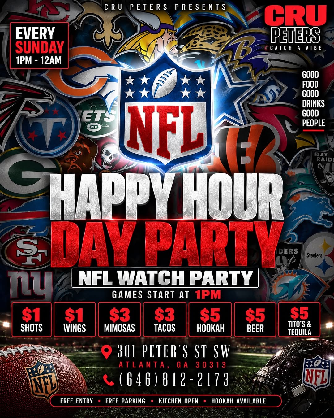 Parlay on Peters NFL Watch Party