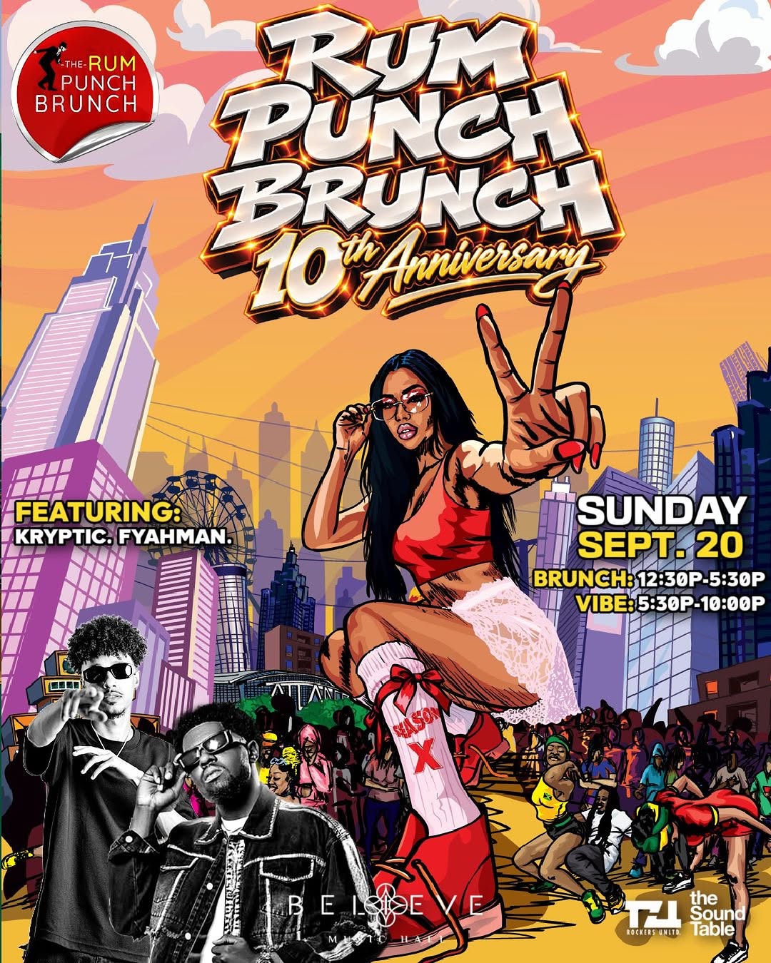 Rum Punch Brunch 10 Year Anniversary