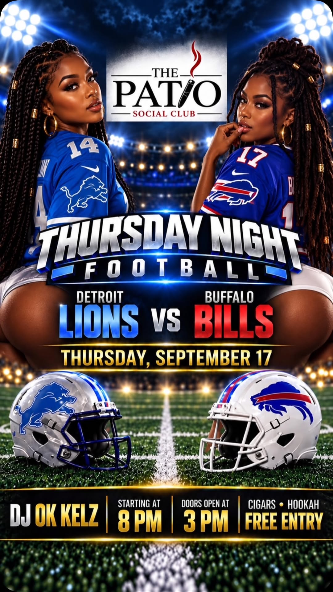 Thursday Night Football at The Patio Social Club