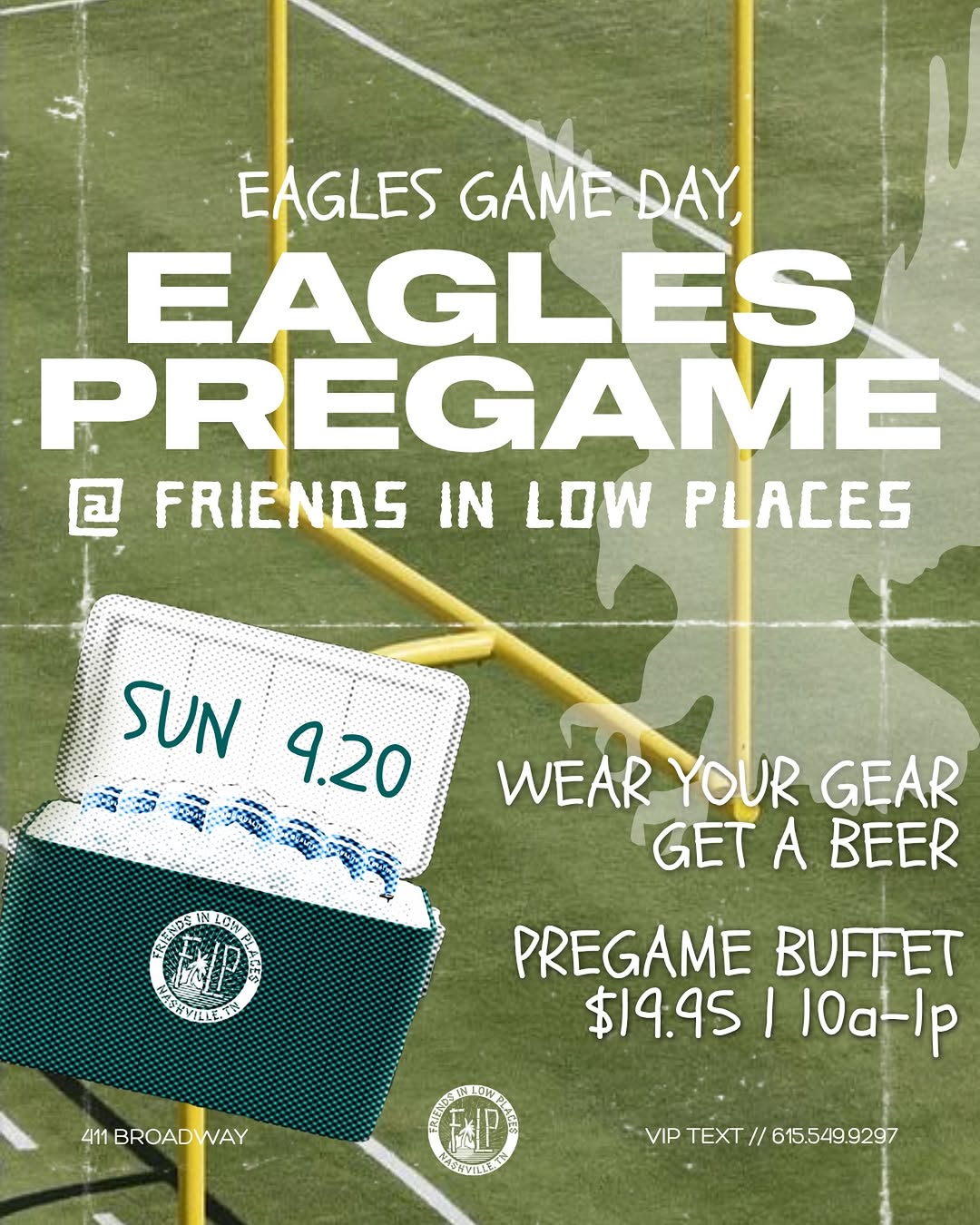 Eagles Game Day at Friends Bar