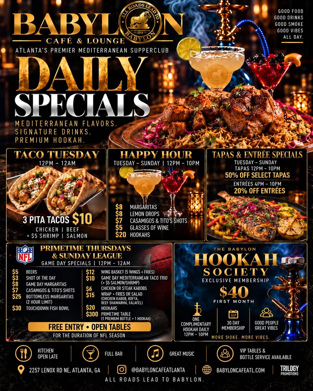 Babylon Cafe Mediterranean SupperClub