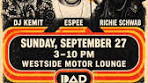 DJ Kemit, Espee & Richie Schwab at Westside Motor Lounge