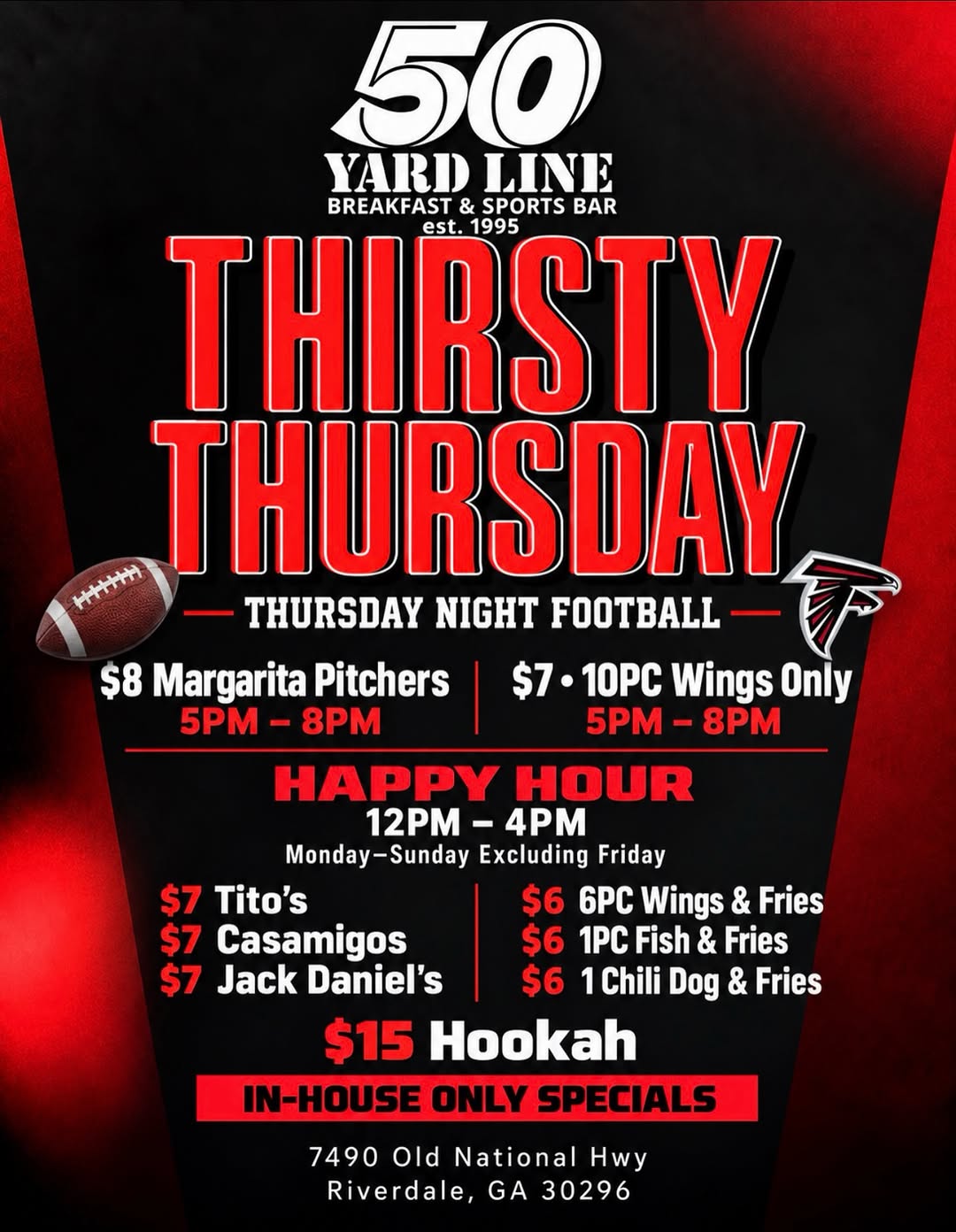 Thursday Night Football at 50 Yard Line